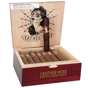 Drew Estate Deadwood Leather Rose petit Corona Box